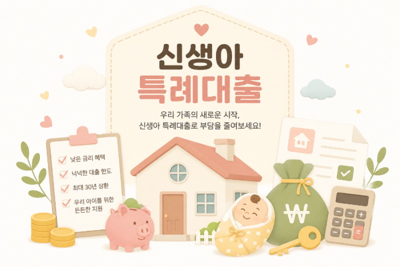 신생아 특례대출 총정리｜디딤돌·버팀목 차이부터 이미 집 샀다면 갈아타기까지