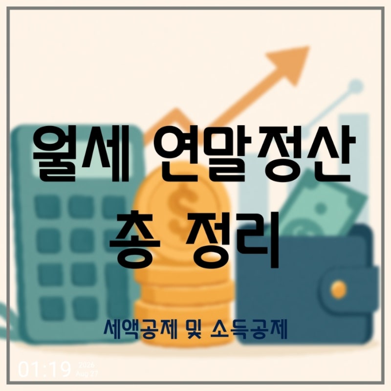월세 연말정산 총정리