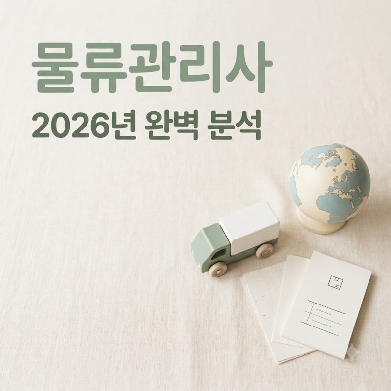 물류관리사 시험 정보: 2026년 합격률과 취업 전망까지 한번에!