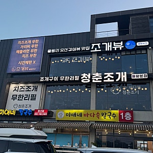 자두랑 을왕리 데이트  애견동반 가능한 청춘조개구이 내돈내산