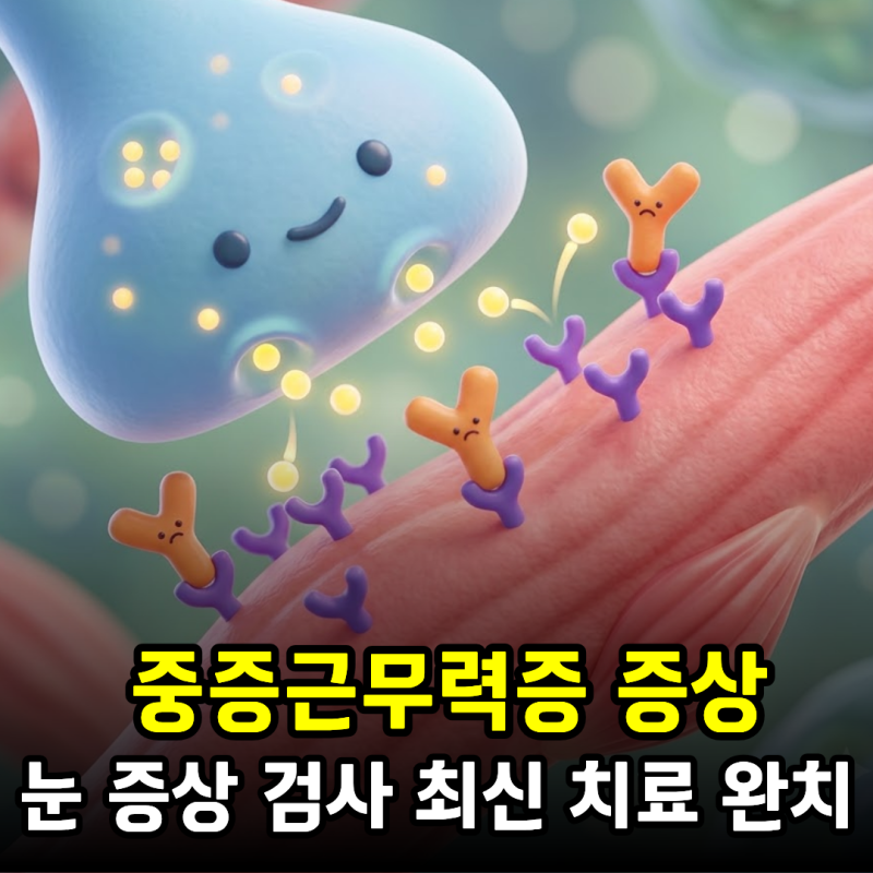 중증근무력증 증상부터 눈 증상, 검사, 최신 치료와 완치