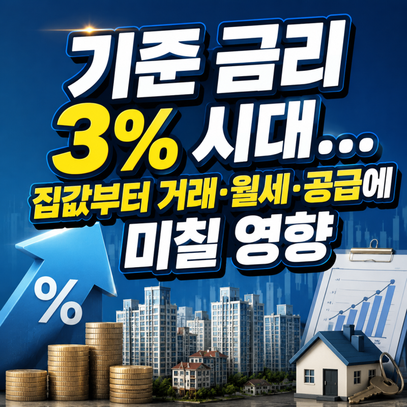 금리인상 부동산 시장 영향, 집값보다 먼저 바뀌는 변화 정리