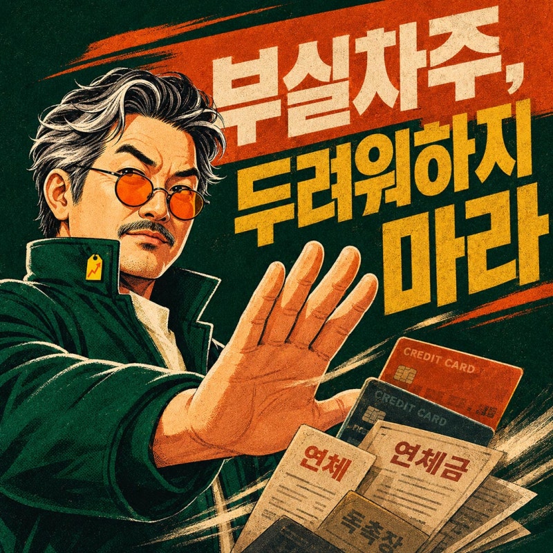 부실차주 신용불량을 두려워하지 말아라 - 새출발기금 활용