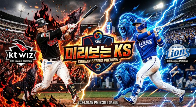 [ KBO승부예측]미리보는 KS KT 오원석 vs 삼성 김백산! 대구 라팍 승부 예측