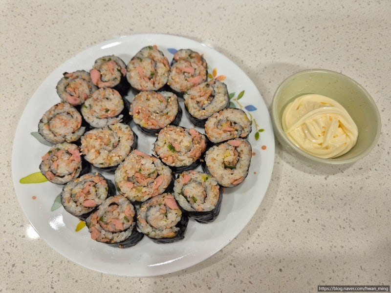 ️스팸땡초김밥 레시피｜초간단 스팸김밥 만들기️