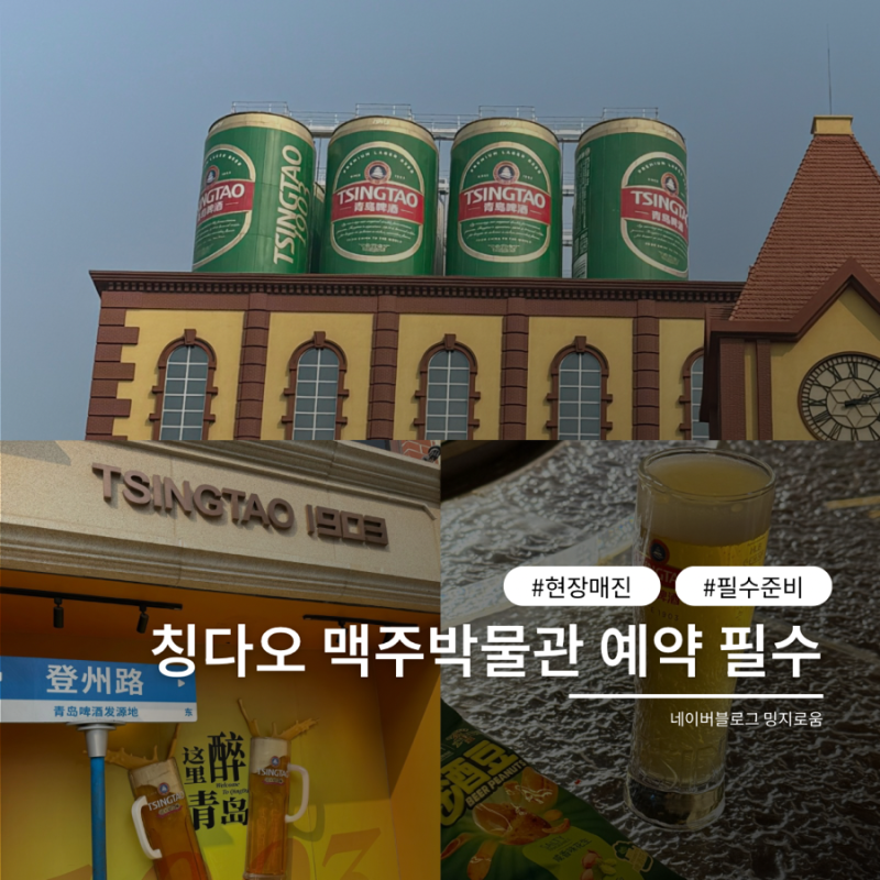 칭다오 맥주박물관 티켓 예약 후기, 현장구매 가격 입장 시간 기념품 고덕지도 혼자 아이랑