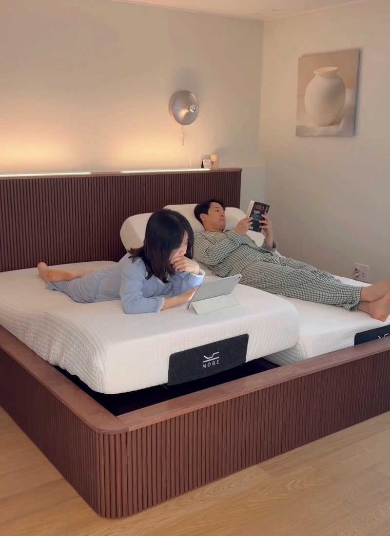 좁은 방 트윈침대 포기해야 할까? 모베 헤라 모션베드로 해결