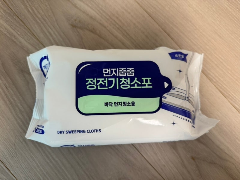 이지탭 프로 호환 정전기 청소포 , 깨끗한 나라 먼지줍줍 정전기 청소포 후기