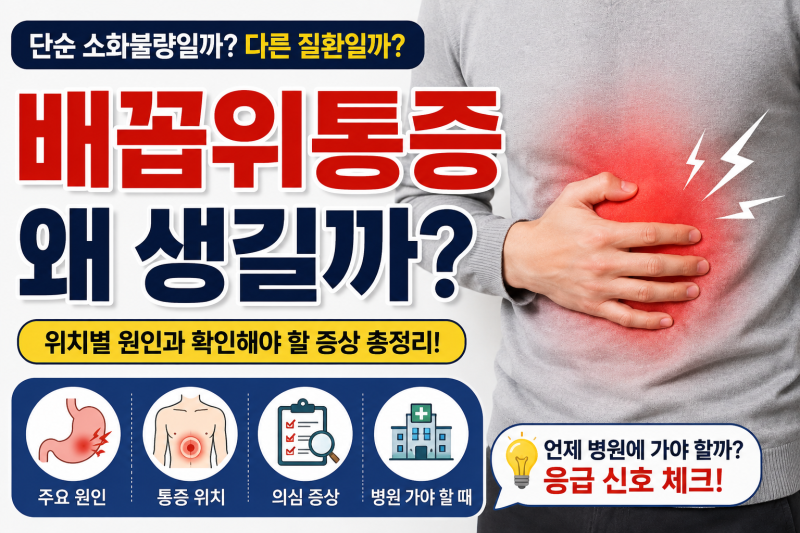 배꼽위통증 왜 생길까? 위치에 따른 원인과 확인해야 할 증상