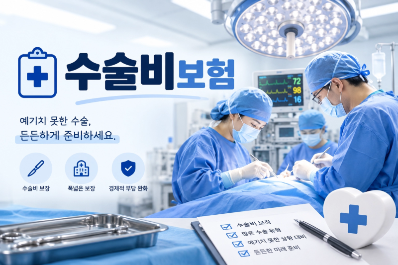질병종수술비 보험, 질병수술비와 차이점부터 가입 전 체크사항까지