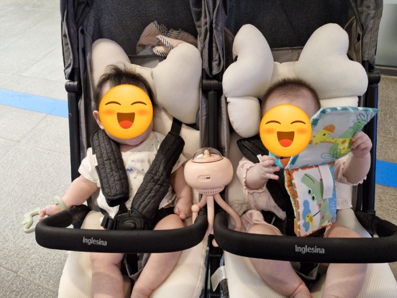 몽쿨 유모차 선풍기