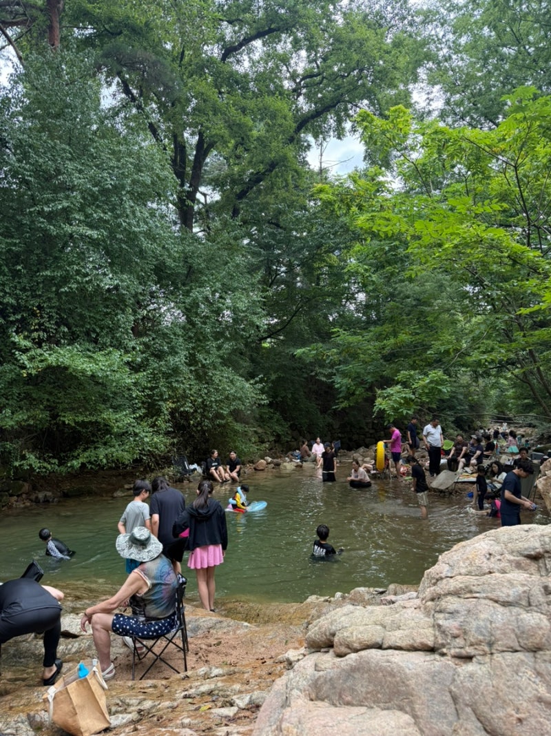 [서울 계곡 추천] 38도 폭염 피서지! 은평 한옥마을 진관사 계곡 숨은 명당 (주차, 명당 찾는 ....