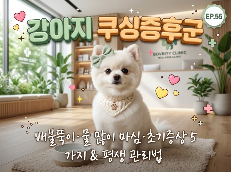 강아지 쿠싱증후군 초기증상 5가지! 배불뚝이·물 많이 마심·치료 비용 및 관리법 완벽 정리