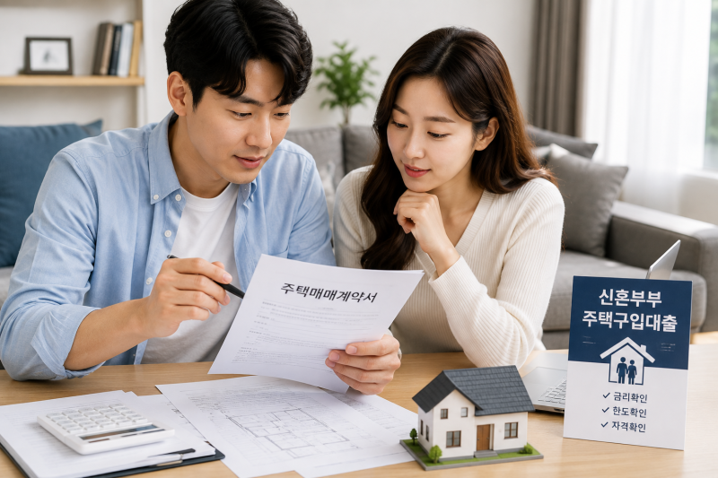 2026 신혼부부 주택 구입 대출 총정리 (+금리·한도·소득 조건·디딤돌대출)