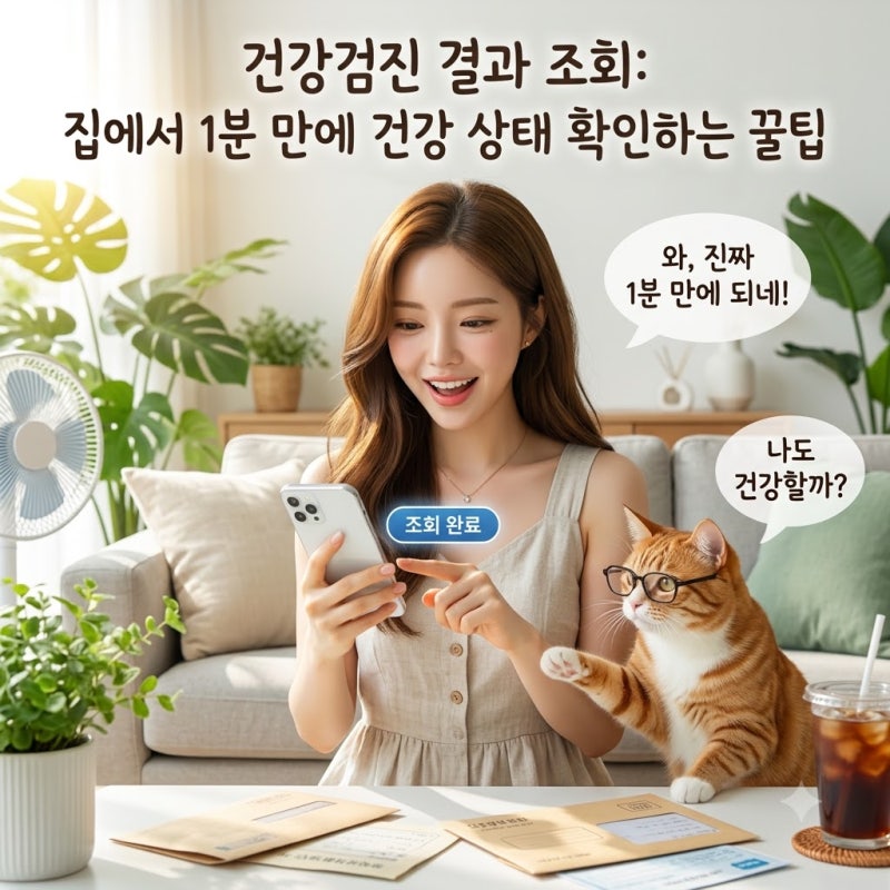 건강검진결과조회 집에서 1분 만에 내 건강 상태를 확인하는 꿀팁
