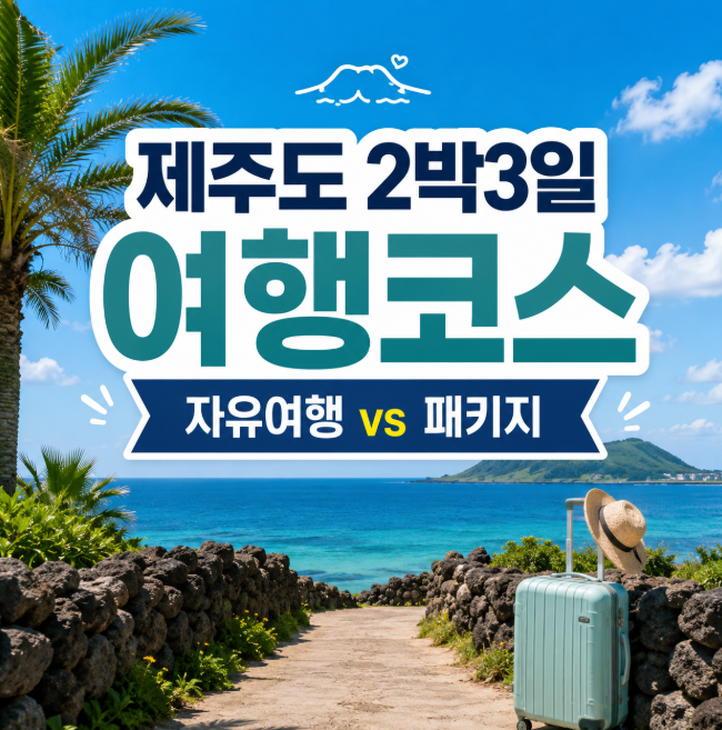 済州島2泊3日旅行コース おすすめスポット 自由旅行とパッケージツアー比較