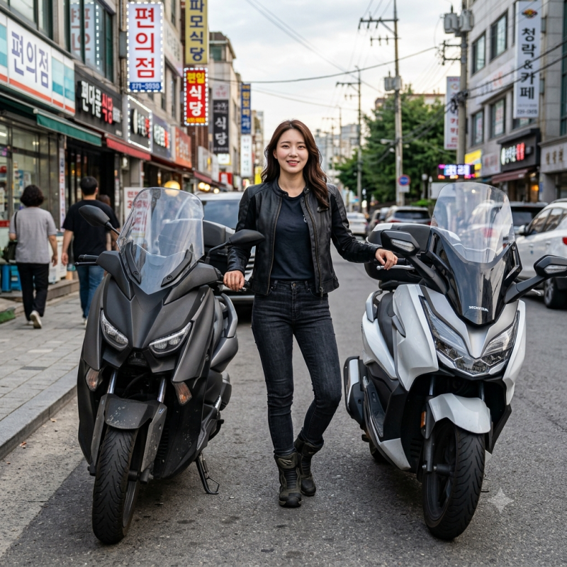 "쿼터급 스쿠터 영원한 숙적" 야마하 XMAX 300 vs 혼다 포르자 350