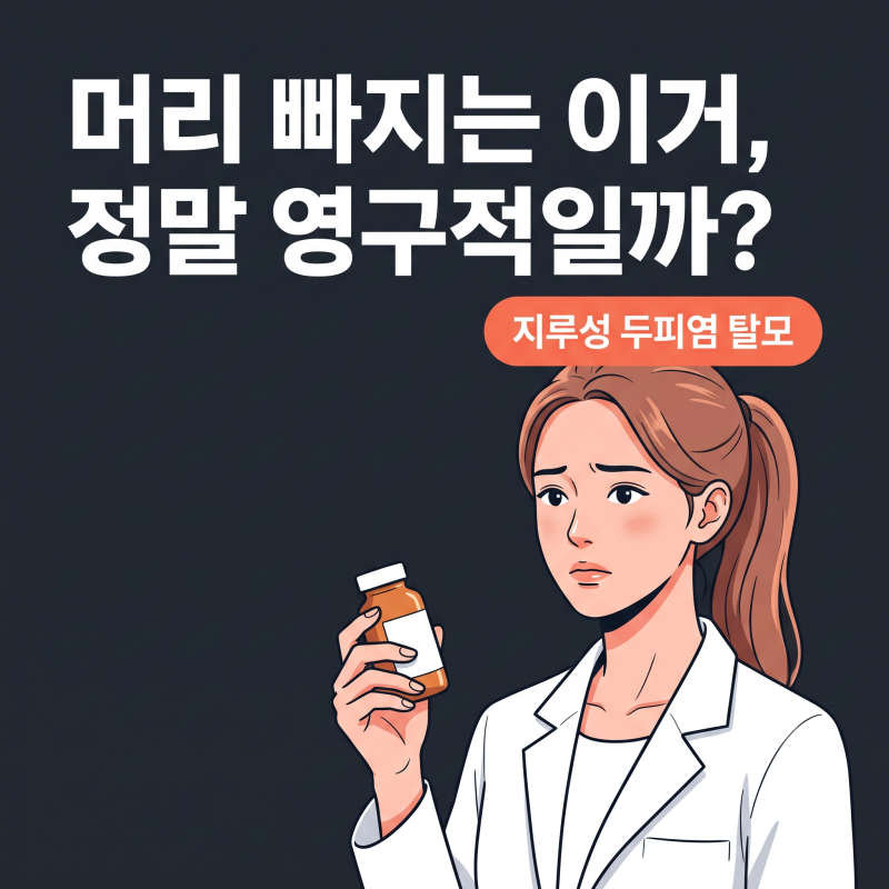 지루성두피염탈모, 지속적일까? 불안을 잠재우는 3가지 확인 기준