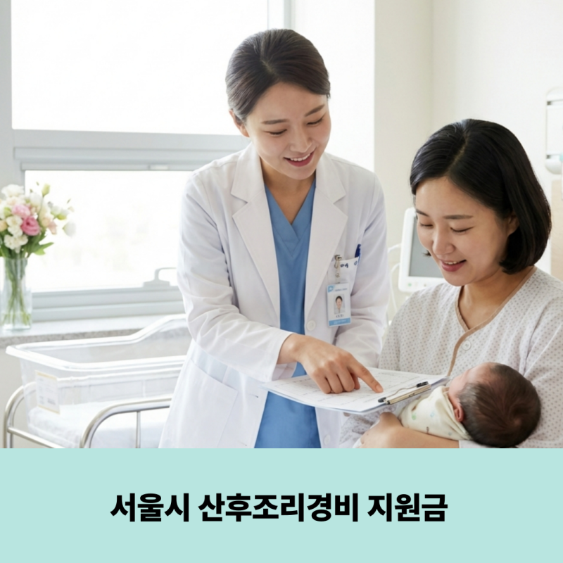 서울시 산후조리경비 지원금 신청방법 카드 사용 꿀팁까지
