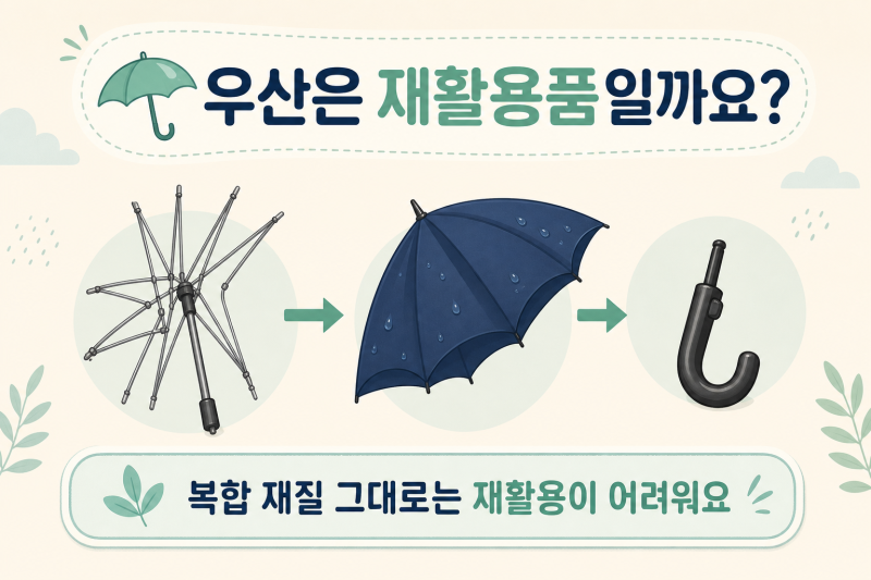 우산 버리는 법, 일반쓰레기일까? 올바른 분리수거 방법