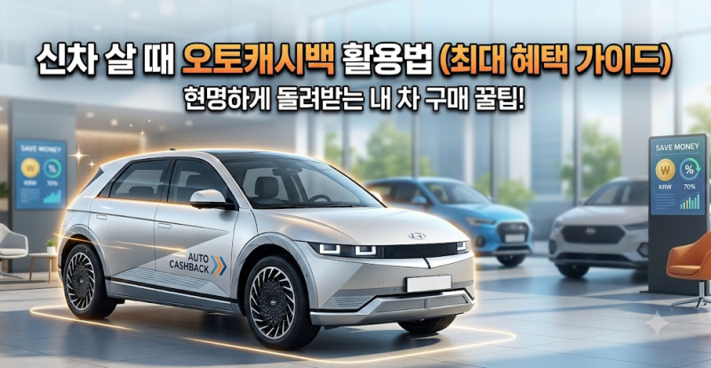 신차 살 때 오토캐시백 100% 활용법과 카드사별 혜택 비교 팁