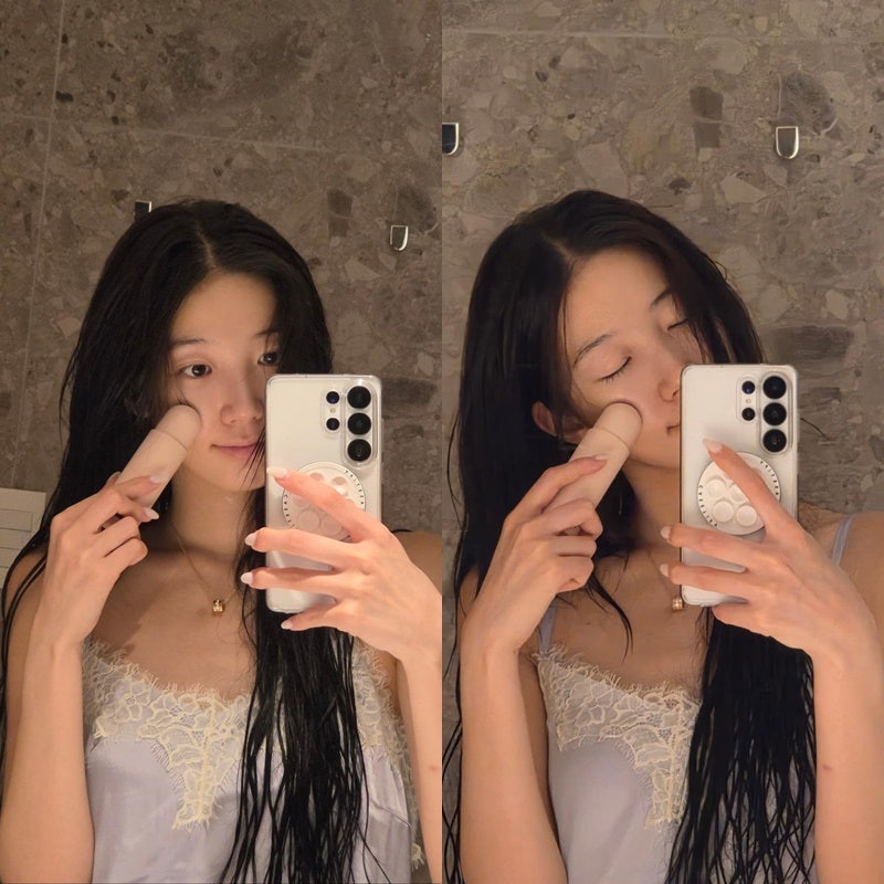 르세라핌 카즈하 파자마 패션 연예인 잠옷 브랜드 젤라또 피케 라운지웨어 추천