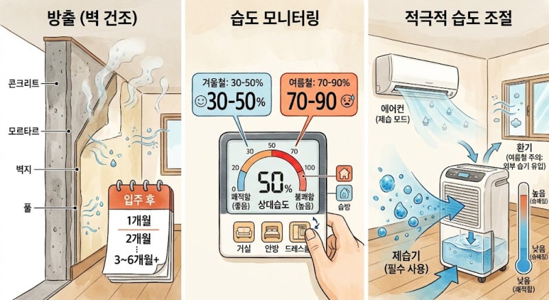 새 아파트에 먼지다듬이가 잘 생기는 이유