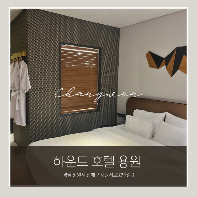 창원 진해 [하운드 호텔 용원] 친구 만나러 갔다가 묵어본 솔직후기
