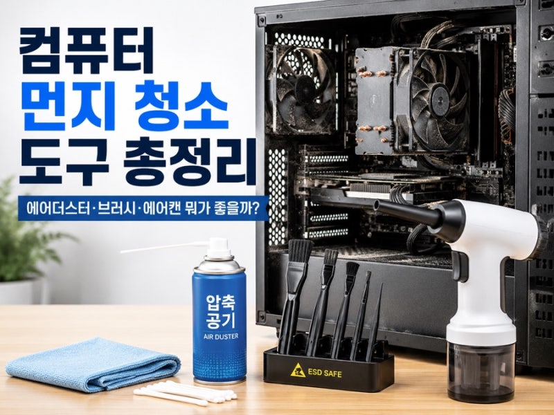 컴퓨터가 자꾸 꺼지는 이유, 알고 보니 먼지 때문이었다｜PC 청소 도구 총정리