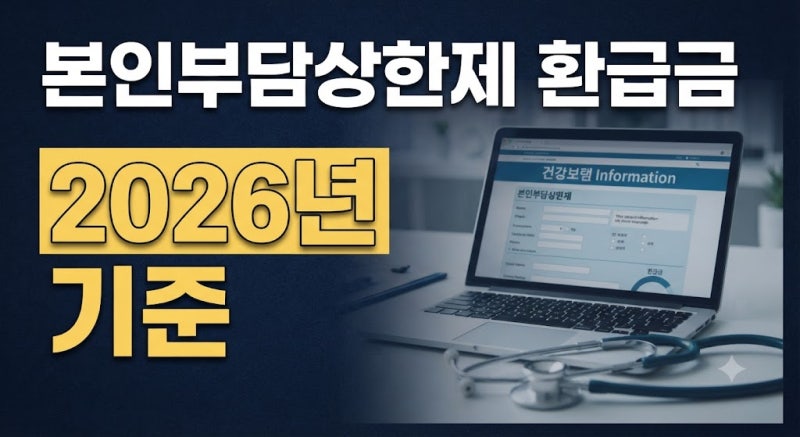 2026 본인부담상한제 환급금 대상은? 소득분위별 기준·신청방법 총정리(+건강보험·의료비)