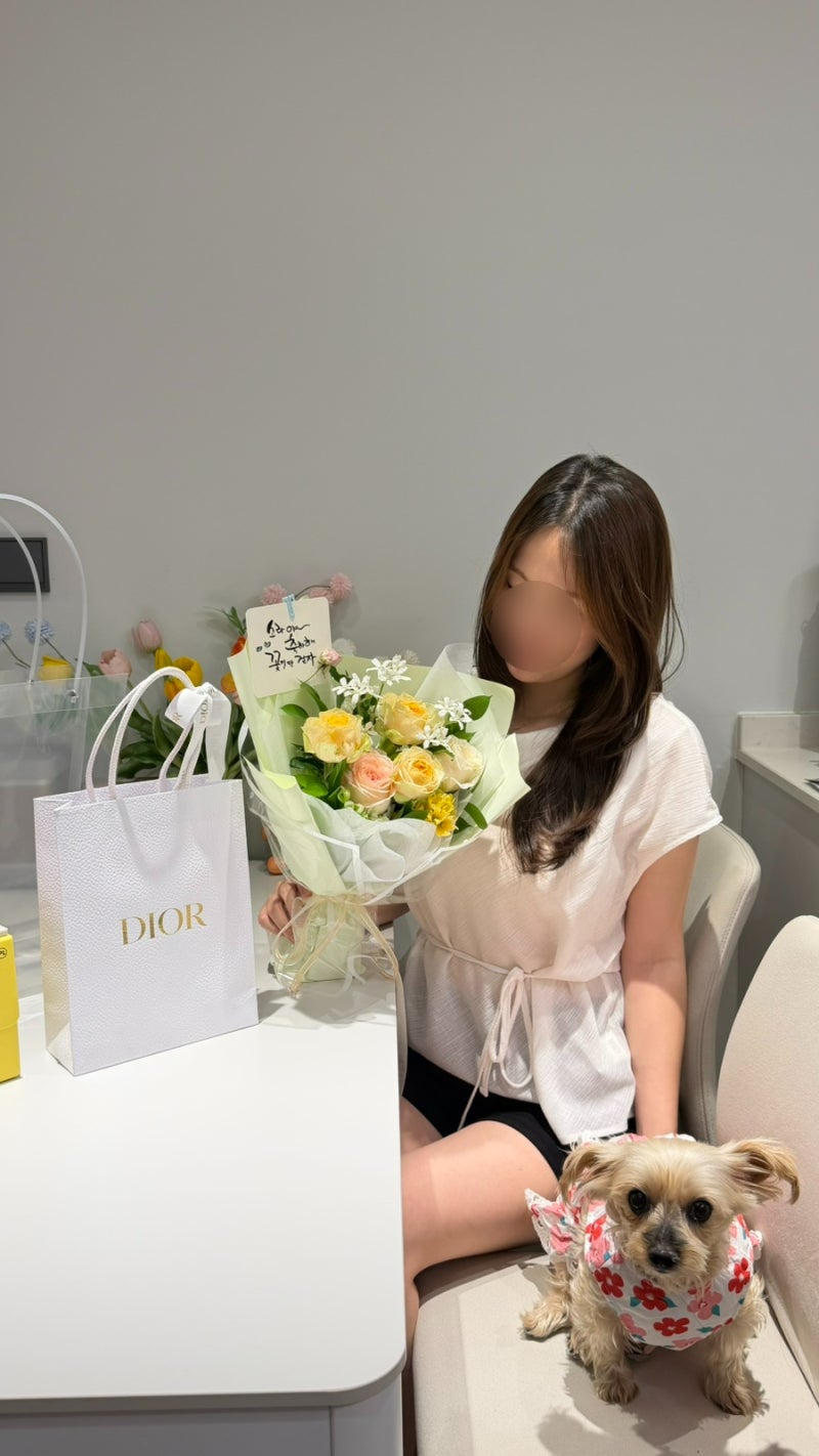 여자친구 선물 추천 디올 신상 지갑 프롬나드 글리신 블루 디올 오블리크 자카드 후기