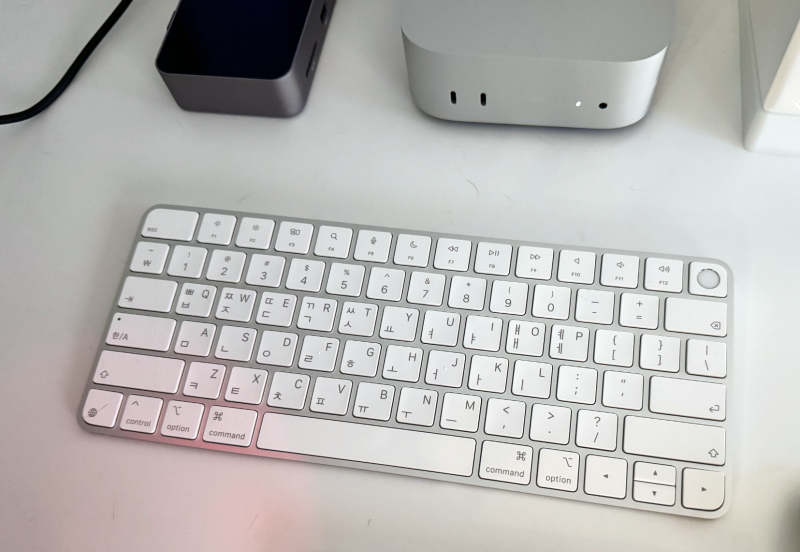 [솔직후기] 맥 스튜디오 키보드 추천: 애플 매직키보드 터치ID USB-C 장단점 및 호환 조건 총정....