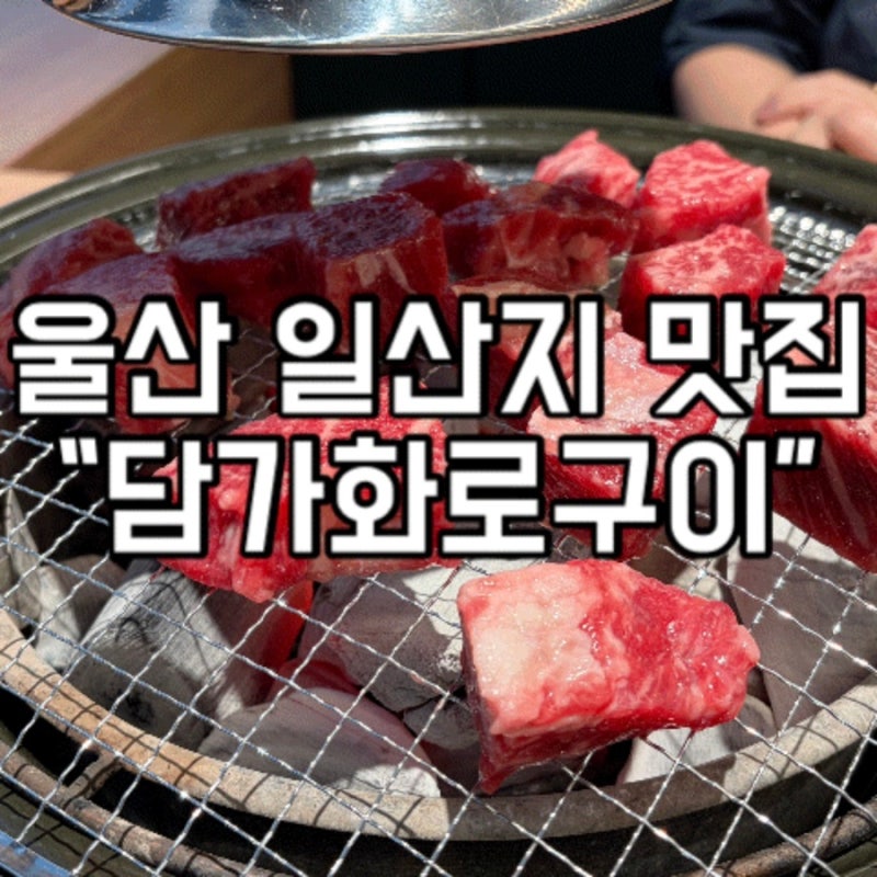[울산 일산동 맛집] 담가화로구이
