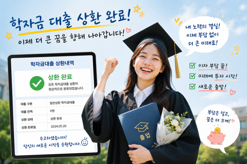 학자금대출 상환방법 잘 살펴보세요~ 꿀팁!!