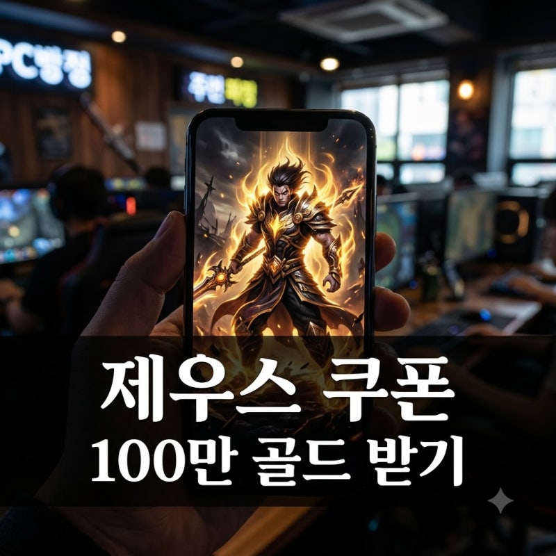 "돈 주고 사려면 얼마야?" 제우스 오만의신 쿠폰 100만 골드 받는 유일한 방법