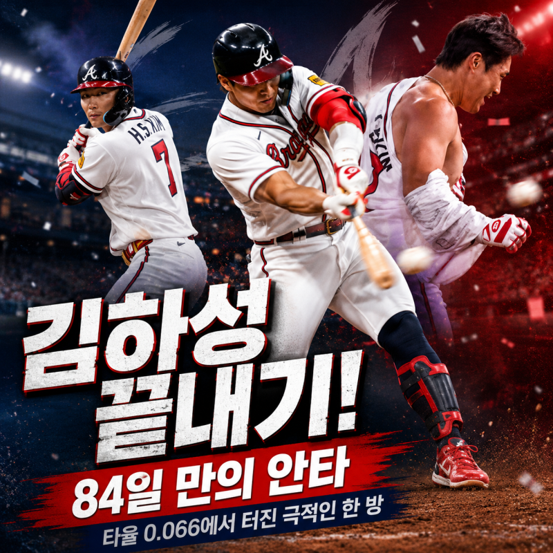 ⚾ 김하성 84일 만의 안타가 다저스전 끝내기! 타율 0.066에서 터진 극적인 한 방