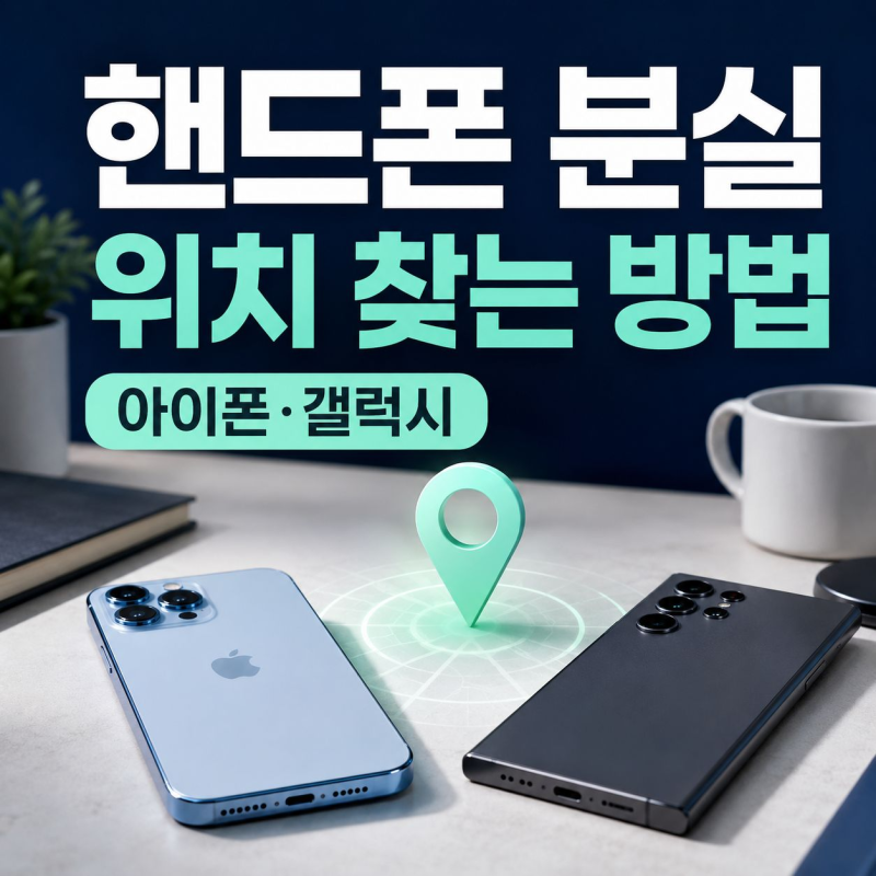 핸드폰 분실했을 때 위치 찾는 방법, 아이폰·갤럭시 찾기 기능