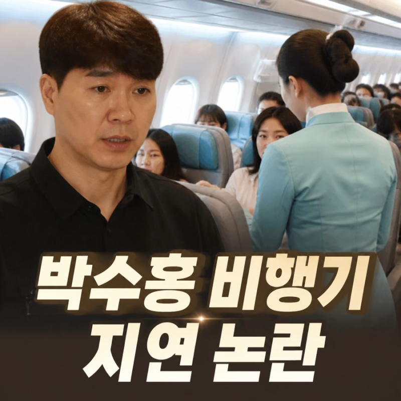 박수홍 비행기 지연 논란 사과 ‘변명의 여지 없다’
