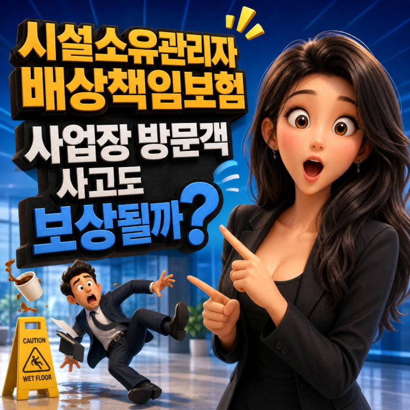 시설소유관리자배상책임보험, 사업장 방문객 사고도 보상될까?