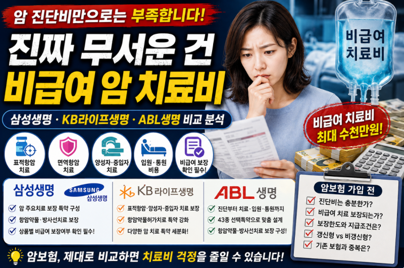 진짜 무서운 건 ‘비급여 암 치료비’