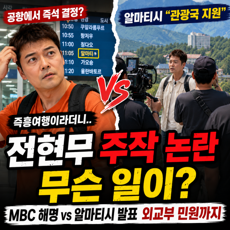 “지원 없었다”는 나혼산 / 전현무 즉흥여행 사건 총정리