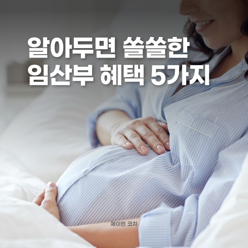 알아두면 쏠쏠한 맘편한 임신 서비스 임산부 혜택 5가지