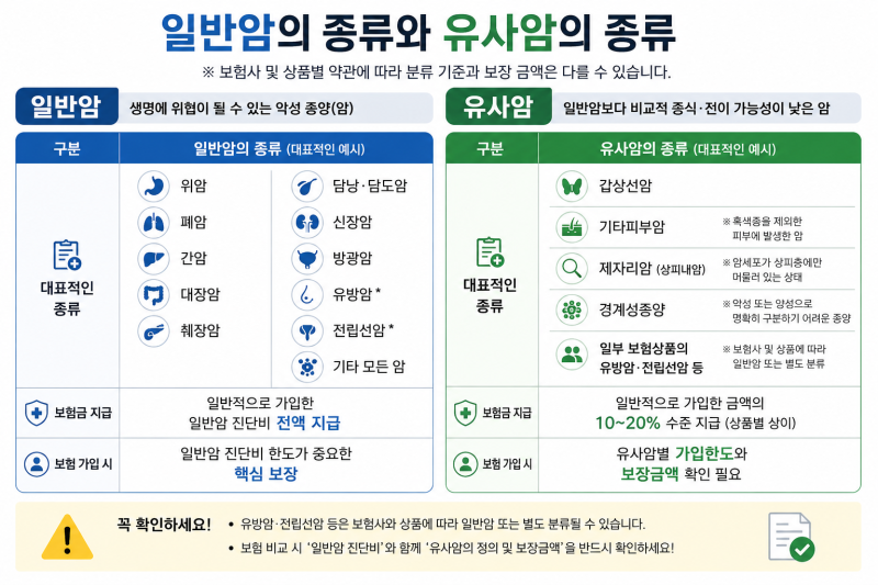 암진단비 보험과 추천하는 암진단비 보험상품