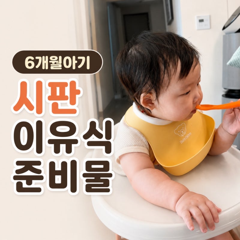 6개월 아기 시판 이유식 준비물｜내돈내산 초기 이유식 준비 리스트