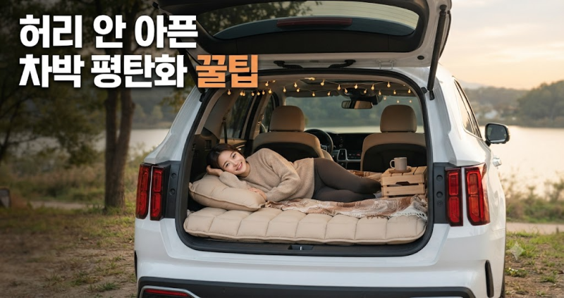 쏘렌토 하이브리드·싼타페 디젤 차박 평탄화 튜닝 비용과 실패 없는 매트 선택법