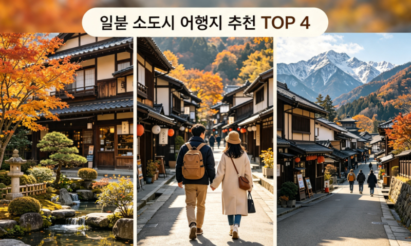 일본 소도시 여행지 추천 TOP 4 도쿄·오사카 대신 떠나는 감성 여행