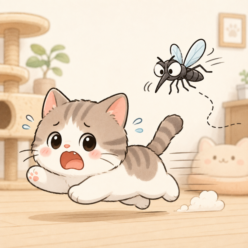 여름철 고양이 모기 조심해야 하는 이유