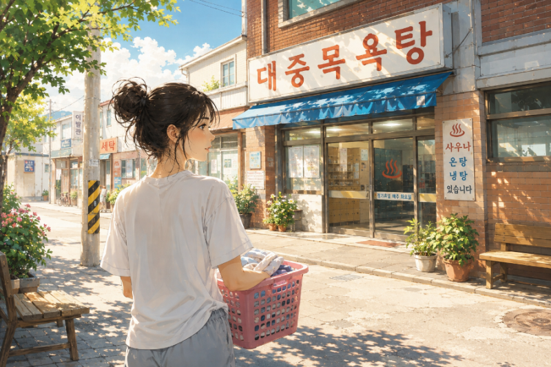 목욕탕 꿈 해몽｜목욕하는 꿈, 때 미는 꿈, 깨끗한 물에서 씻는 꿈