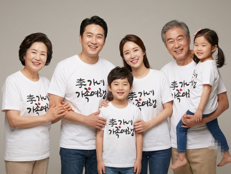 후드티 가족티 원단 사이즈 실패 없는 선택