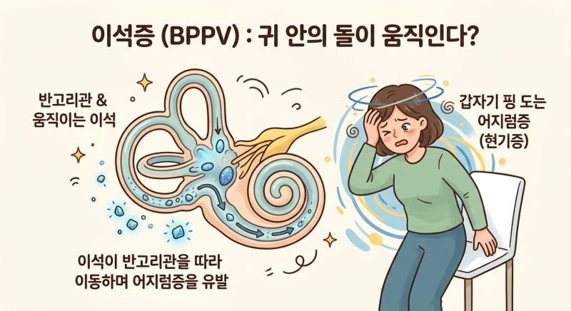 이석증 치료했는데 아직 어지러워요. 언제까지 지속될까요?